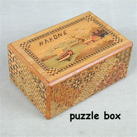 vintage japanese puzzle boxes